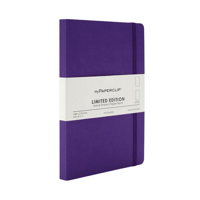 myPAPERCLIP Limited Edition Softcover A5 Notebook - Amethyst