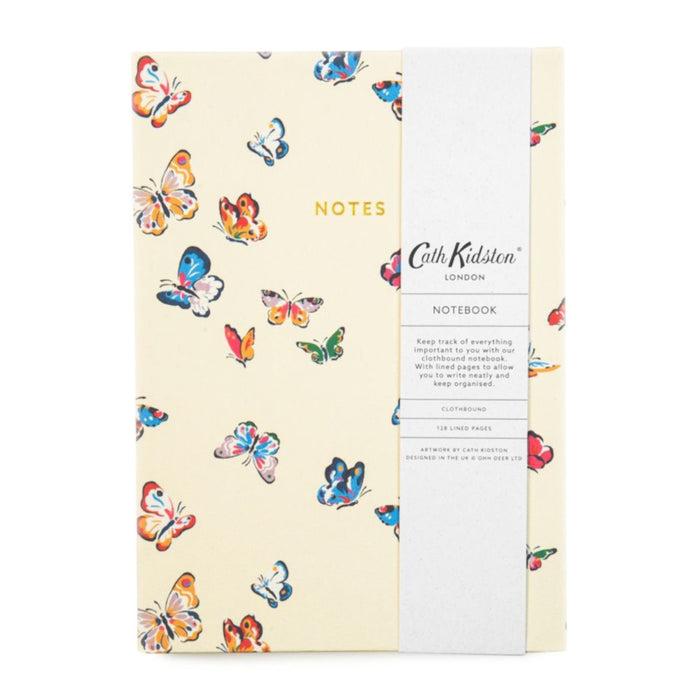 Cath Kidston A5 Cloth Notebook - Butterflies