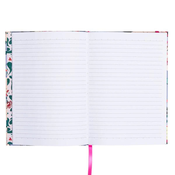 Cath Kidston A5 Cloth Notebook - Silver Linings