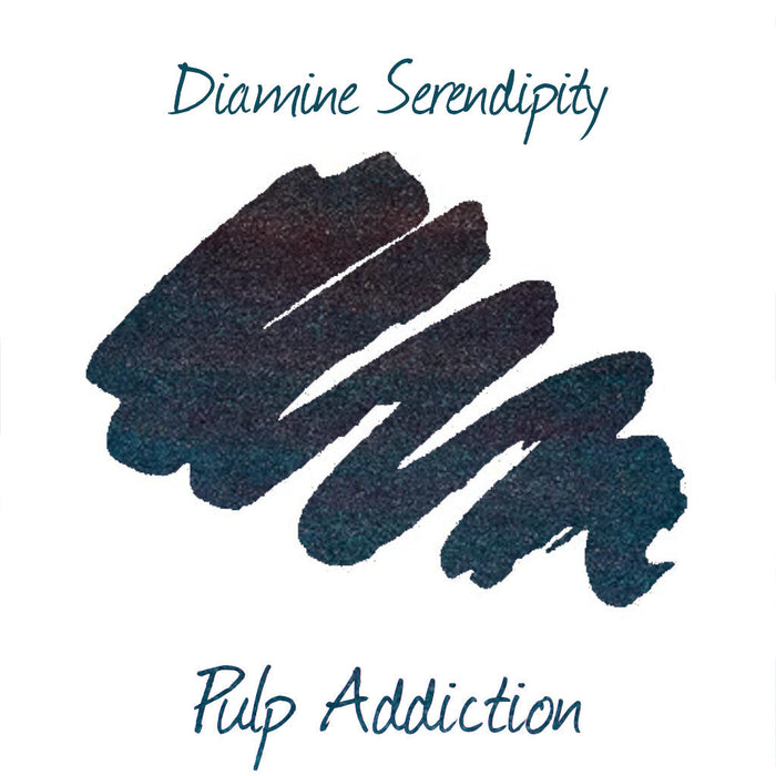 Diamine Green Edition Ink - Serendipity Shimmer & Sheen - 2ml Sample
