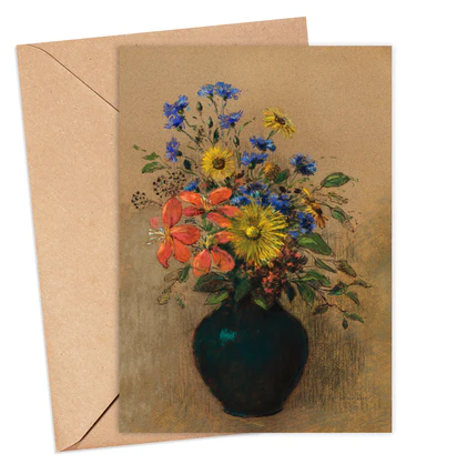 Ikonink Odilon Redon Bouquet no.2 Card