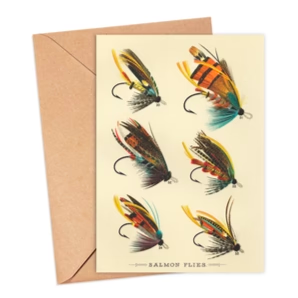 Ikonink Salmon Flies Card