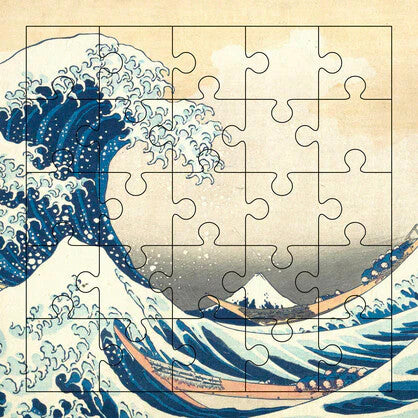 Ikonink The Great Wave off Kanagawa Master Puzzle Card