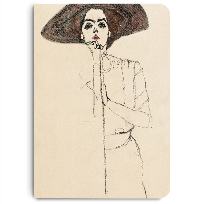 MEMMO A5 Notebook - Portrait of a Woman no.2, Blank