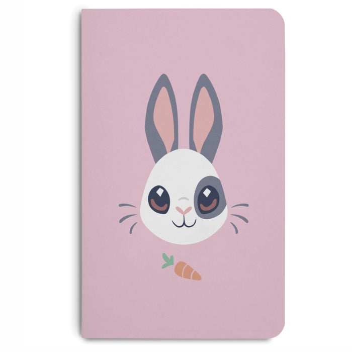 MEMMO Bush Buddies A6 Notebook - Belle Bunny, Lined