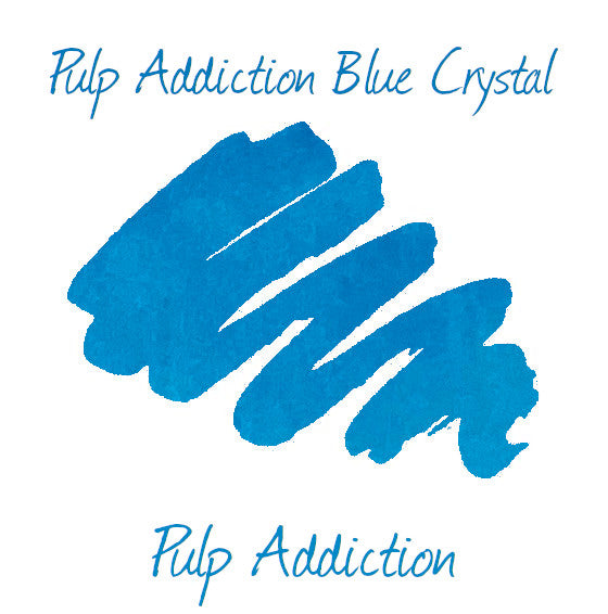 Van Dieman's Pulp Addiction - Blue Crystal Fountain Pen Ink