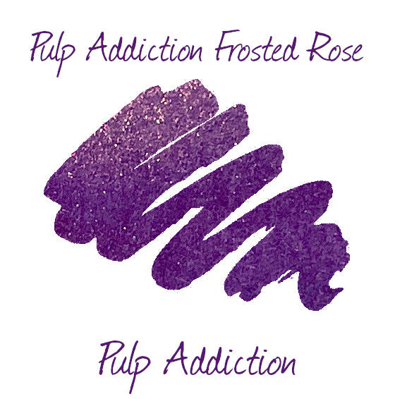 Van Dieman's Pulp Addiction - Frosted Rose Shimmering Fountain Pen Ink