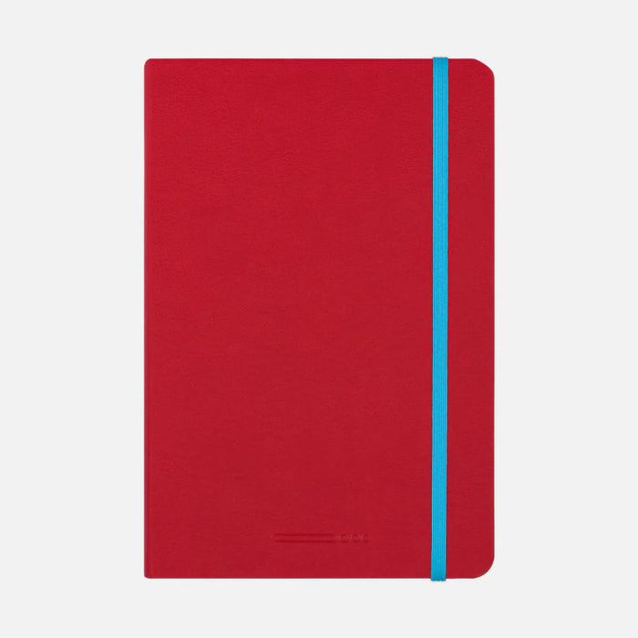 Endless A5 Recorder Notebook - Crimson Sky, Ruled - 80gsm Regalia Paper