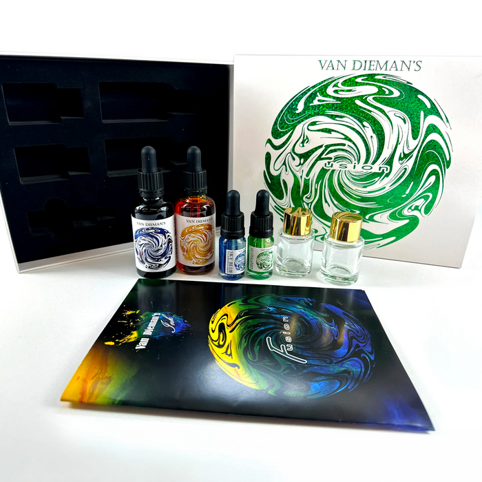 *Clearance* Van Dieman's Fusion - Fountain Pen Ink Mixing Kit - The Green Pack