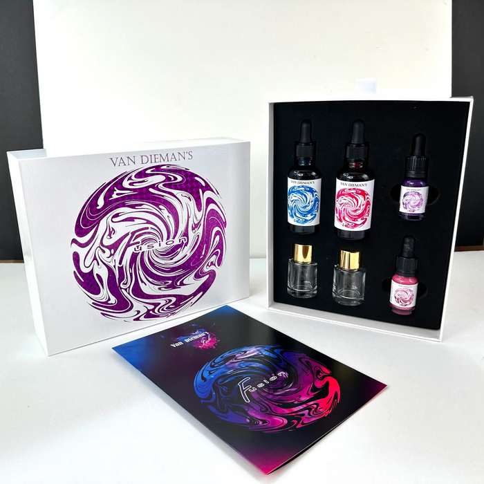 *Clearance* Van Dieman's Fusion - Fountain Pen Ink Mixing Kit - The Purple Pack
