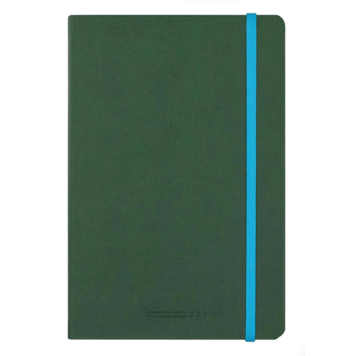 Endless A5 Recorder Notebook - Green Forest Canopy, Blank - 80gsm Regalia Paper