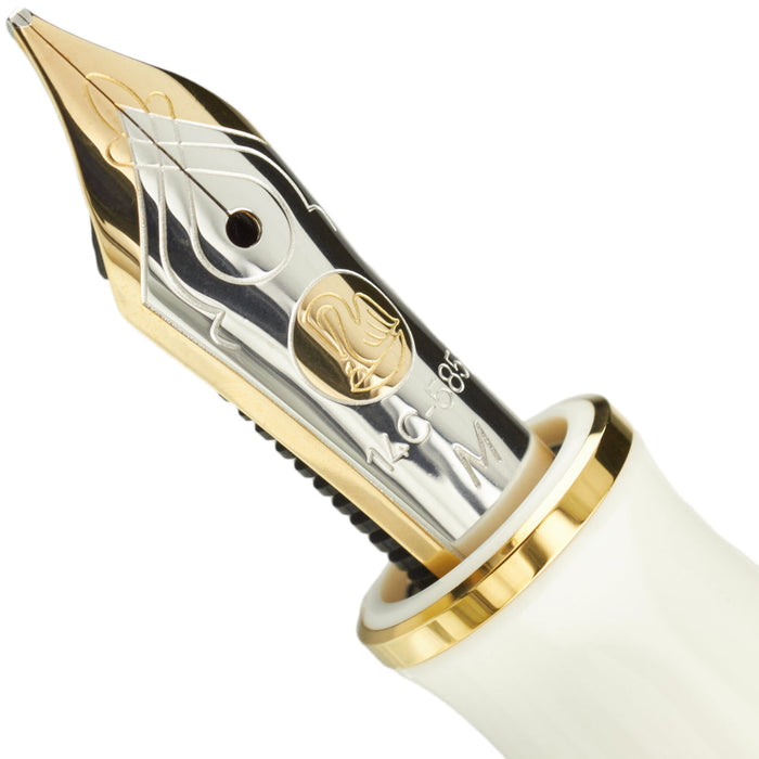Pelikan M400 Fountain Pen - Souveran Tortoiseshell White - M