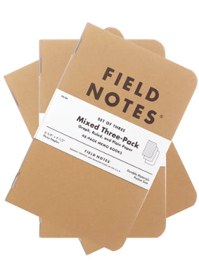 Field Notes Original Mixed Notebooks (Set 3)
