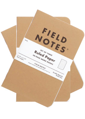 Field Notes Original Ruled Notebooks (Set 3)