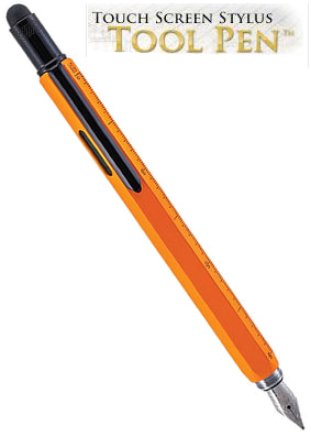 Monteverde Orange Touch Screen Stylus Tool Fountain Pen