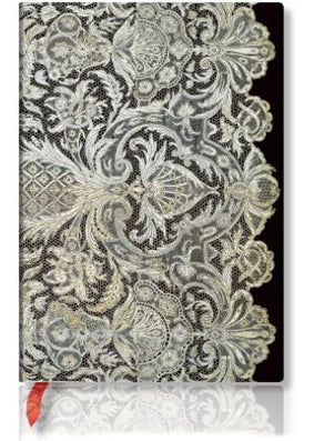 Paperblanks Lace Allure Ivory Veil Midi Unlined Journal