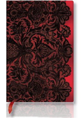 Paperblanks Lace Allure Rouge Boudoir Mini Lined Journal