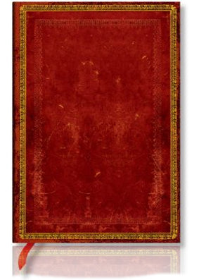Paperblanks Old Leather Classics Venetian Red Midi Lined Journal