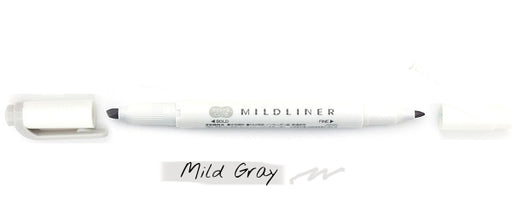 Zebra Mildliner Double Tip Mild Gray Highlighter
