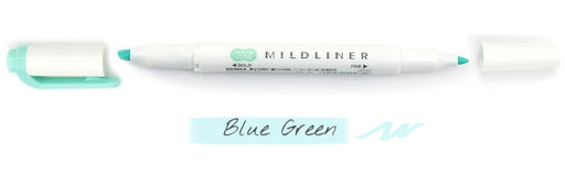 Zebra Mildliner Double Tip Blue Green Highlighter