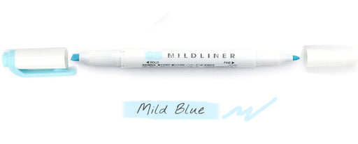 Zebra Mildliner Double Tip Mild Blue Highlighter