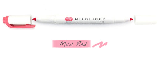 Zebra Mildliner Double Tip Mild Red Highlighter