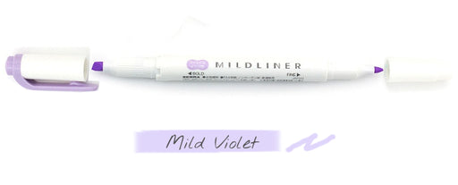 Zebra Mildliner Double Tip Mild Violet Highlighter