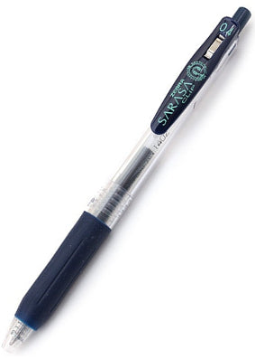 Zebra Sarasa Clip Gel 0.4mm Blue Black Rollerball Pen