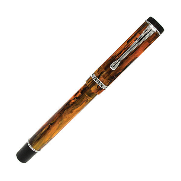 Conklin Duragraph Fountain Pen - Amber - F