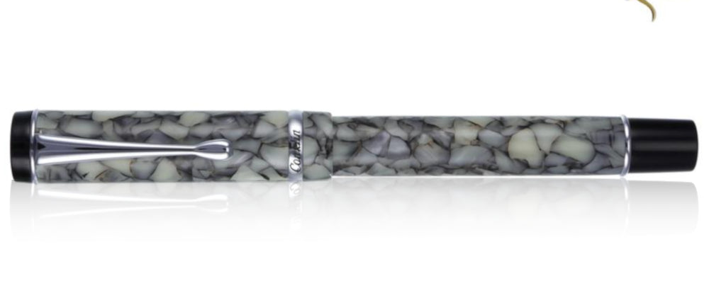 Conklin Duragraph Fountain Pen - Cracked Ice  Fine Nib