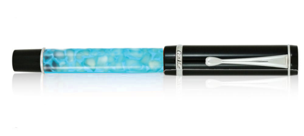 Conklin Duragraph Fountain Pen - Turquoise Nights M