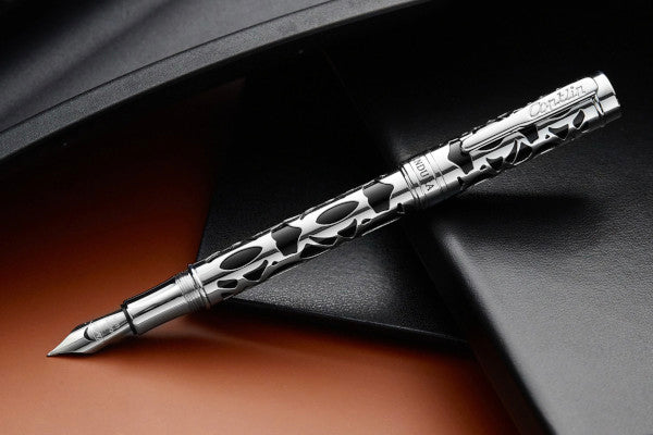 Conklin Endura Deco Crest Ballpoint Pen - Black/Chrome