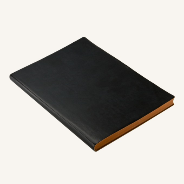Daycraft Signature Plain Dotted Notebook - Black - A5