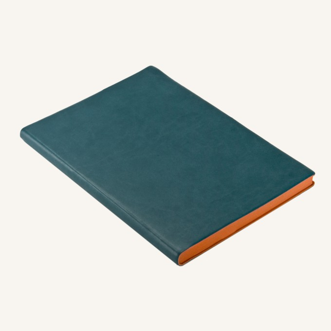 Daycraft Signature Plain Lined Notebook - Green - A5