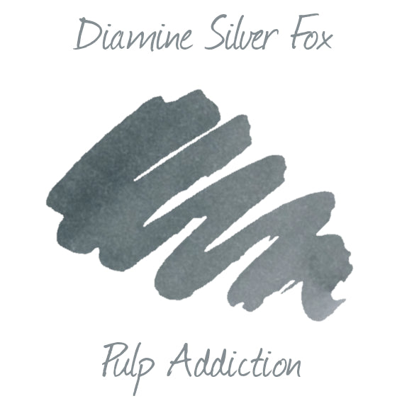 Diamine 150th Anniversary Fountain Pen Ink - Silver Fox 40ml Bottle