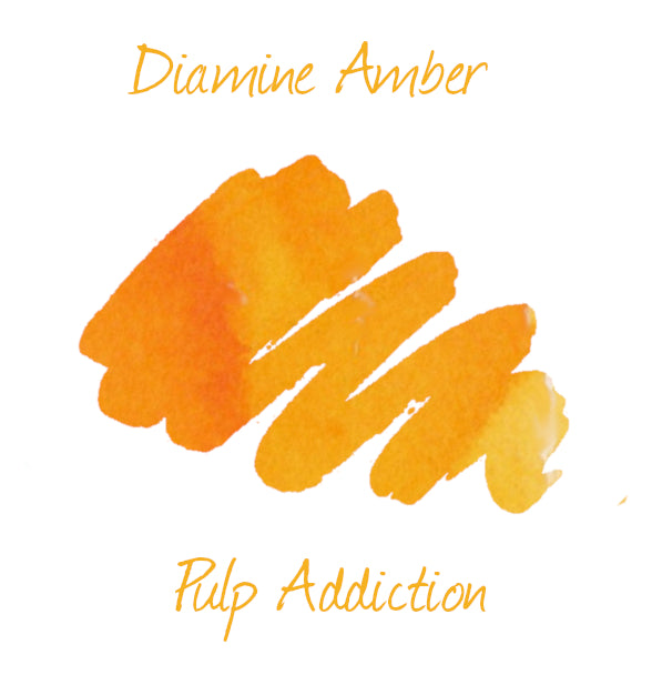 Diamine Fountain Pen Ink - Amber 30ml Bottle