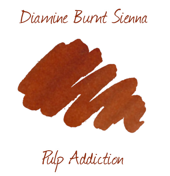 Diamine Fountain Pen Ink - Burnt Sienna 30ml Bottle