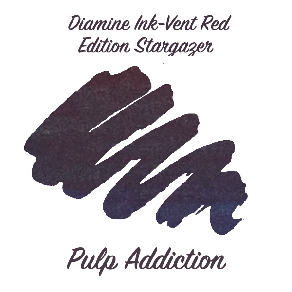 Diamine Ink-Vent Red Edition - Stargazer - Shimmer & Sheen - 2ml Sample
