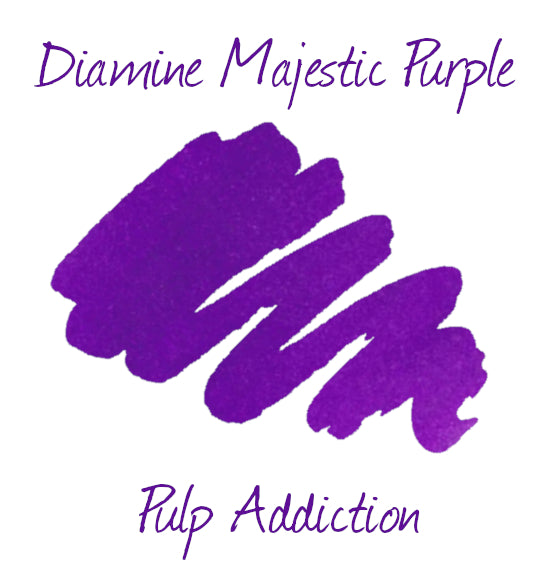 Diamine Fountain Pen Ink - Majestic Purple 80ml Bottle