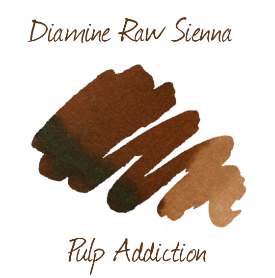 Diamine Fountain Pen Ink - Raw Sienna 30ml Bottle