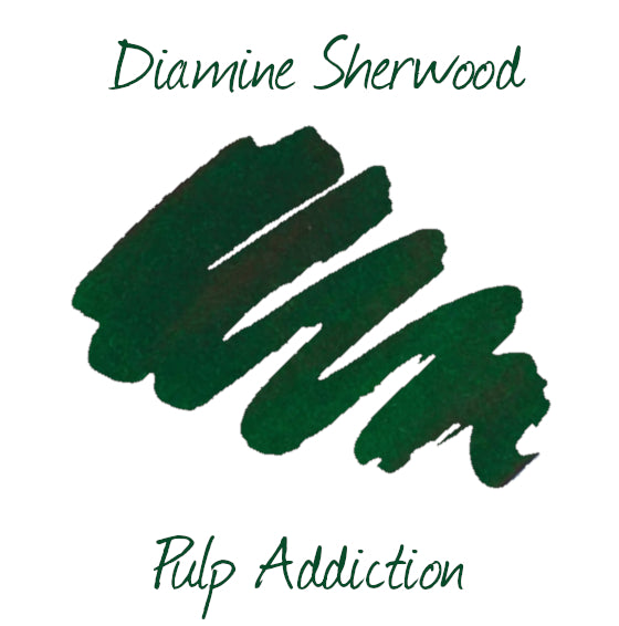 Diamine Fountain Pen Ink - Sherwood Green 30ml Bottle