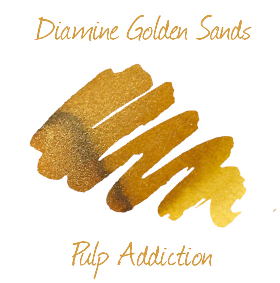 Diamine Golden Sands Shimmer - 2ml Sample