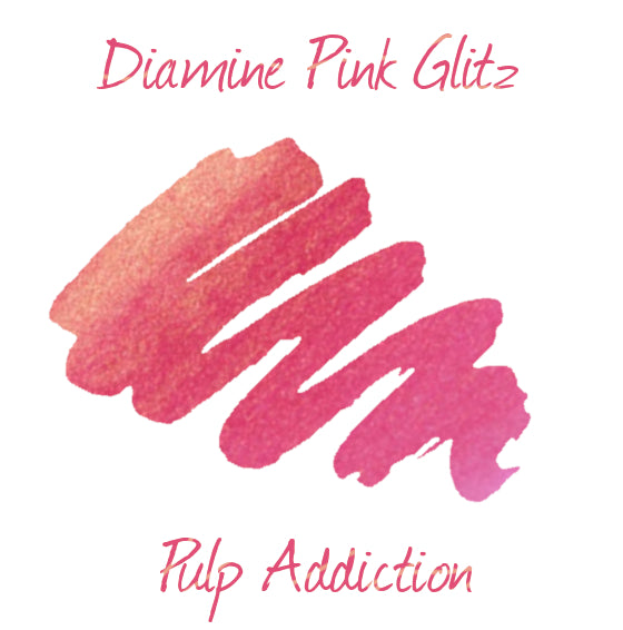 Diamine Pink Glitz Shimmer - 2ml Sample
