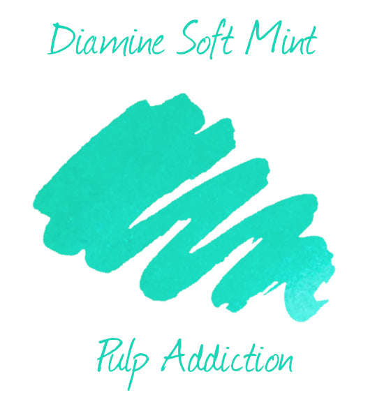 Diamine Fountain Pen Ink - Soft Mint 80ml Bottle