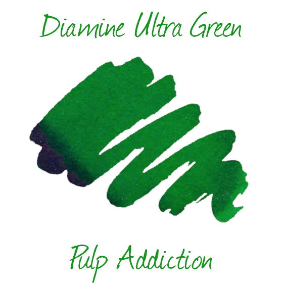 Diamine Fountain Pen Ink - Ultra Green 30ml Bottle