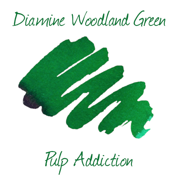 Diamine Fountain Pen Ink - Woodland Green 30ml Bottle