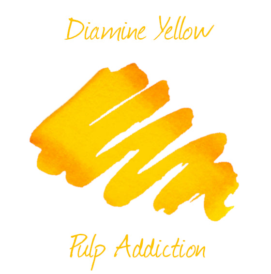 Diamine Fountain Pen Ink - Yellow 30ml Bottle