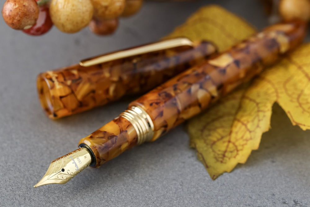 Esterbrook Estie Honeycomb Fountain Pen - Gold Trim Custom - Journaler Nib