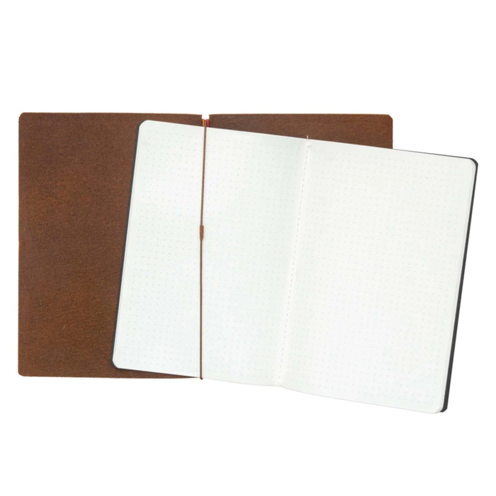Endless Explorer - Refillable Leather Journal Regalia Paper - Brown