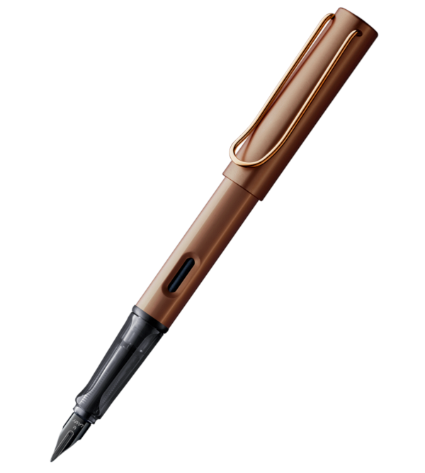 LAMY Lx Fountain Pen and Notebook Gift Set - Marron